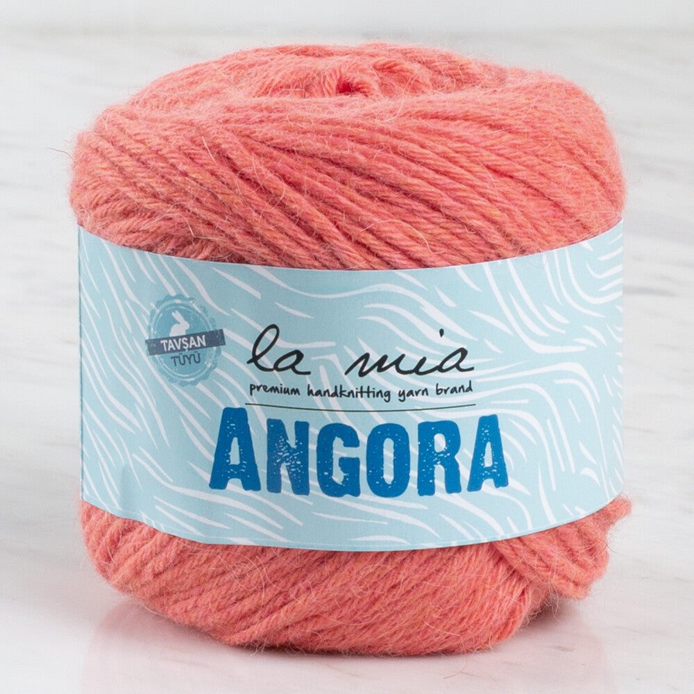 La Mia Angora 50gr Turuncu El Örgü İpi - L126